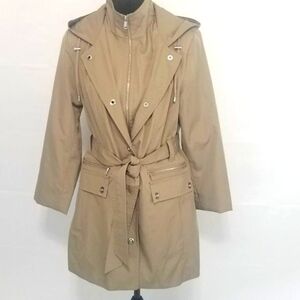 Women's TOWER by‎ London Fog Hooded Lightweight Rain Jacket.  Size M. #282